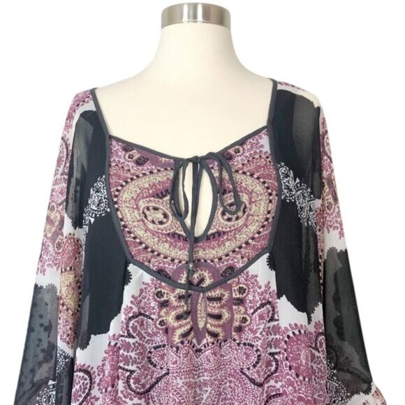Free People Marla Dreams Black Boho Tunic - Picture 6 of 7